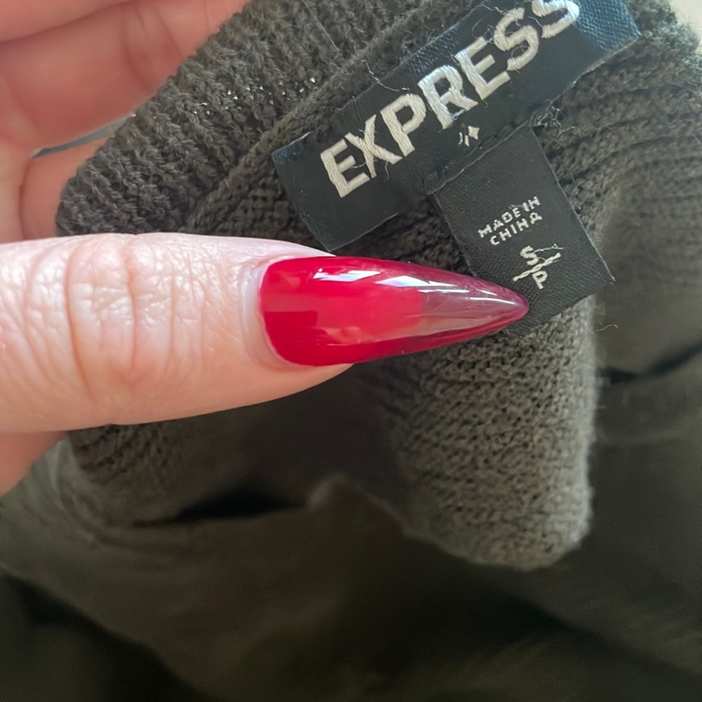Express cut out sweater dress